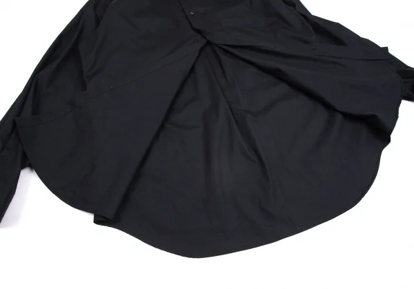 ヨウジヤマモト コスチュームドオムYohji Yamamoto COSTUME D' HOMME コットンブロードシャツ 黒4 K-104149_010