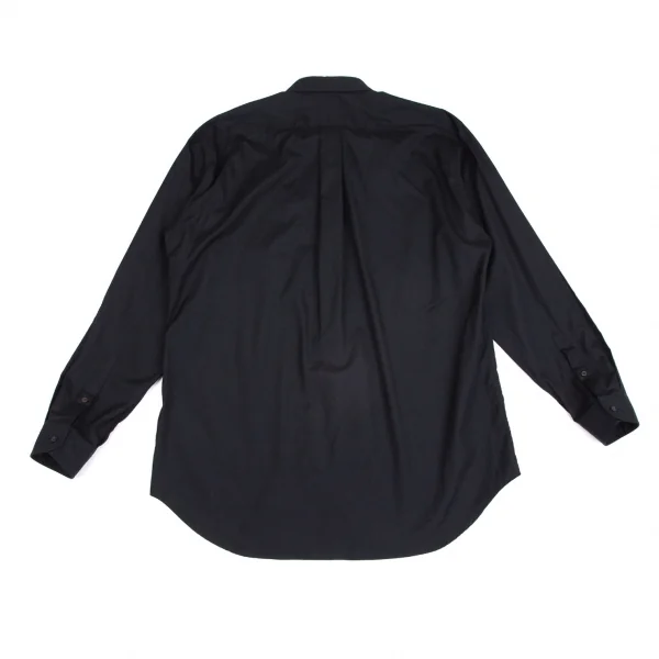 ヨウジヤマモト コスチュームドオムYohji Yamamoto COSTUME D' HOMME コットンブロードシャツ 黒4 K-104149_011