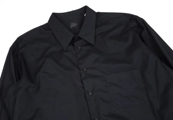 ヨウジヤマモト コスチュームドオムYohji Yamamoto COSTUME D' HOMME コットンブロードシャツ 黒4 K-104149_002