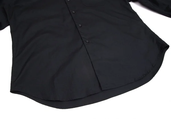 ヨウジヤマモト コスチュームドオムYohji Yamamoto COSTUME D' HOMME コットンブロードシャツ 黒4 K-104149_009
