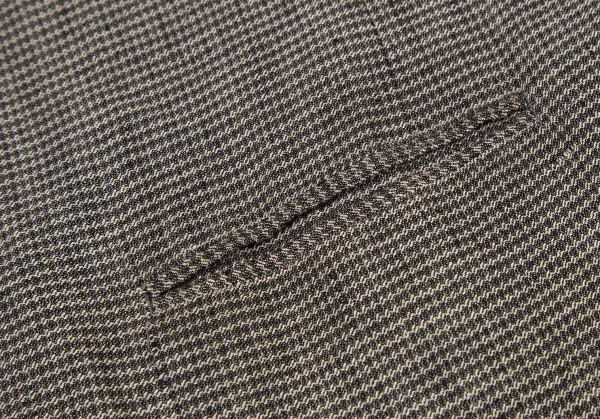 ヨウジヤマモト プールオムYohji Yamamoto POUR HOMME袖ジャージ切替ジャガードイチロージャケット 茶M K-104155_010