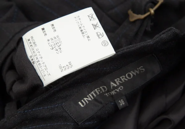 UNITED ARROWS Striped Wool Pants K-104163_011