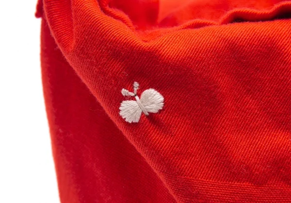 ミナペルホネンmina perhonen 蝶ワンポイント刺繍ショルダーバッグ 赤 K-104173_005