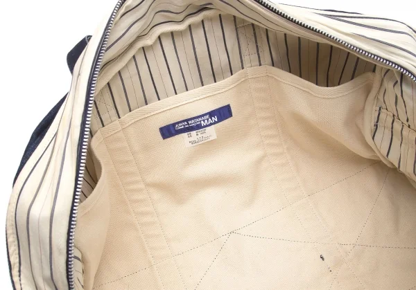 ジュンヤワタナベマン コムデギャルソンJUNYA WATANABE MAN COMME des GARCONS ステンシルプリントバッグ Free 紺 K-104176_019