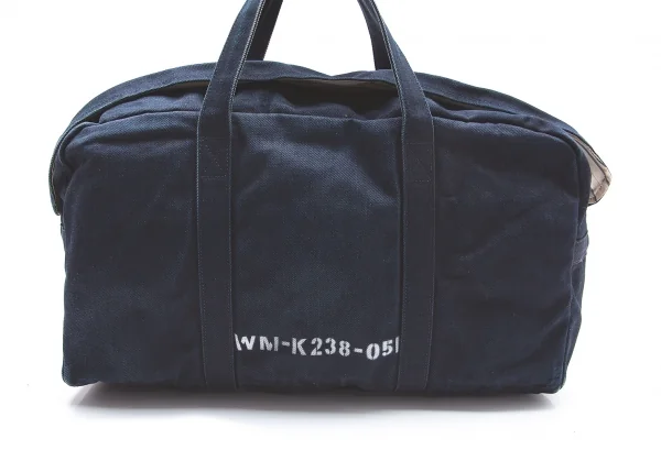 ジュンヤワタナベマン コムデギャルソンJUNYA WATANABE MAN COMME des GARCONS ステンシルプリントバッグ Free 紺 K-104176_002