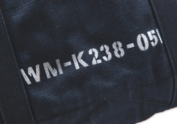 ジュンヤワタナベマン コムデギャルソンJUNYA WATANABE MAN COMME des GARCONS ステンシルプリントバッグ Free 紺 K-104176_003
