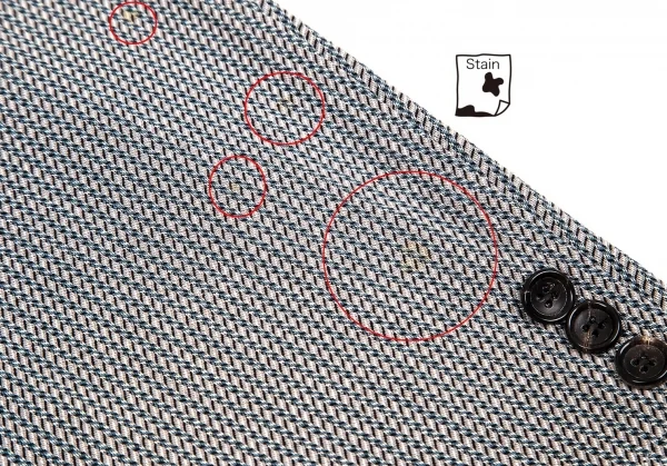 コムデギャルソン オムCOMME des GARCONS HOMME コットンフロントパッチワークジャケット グレーM K-104178_008