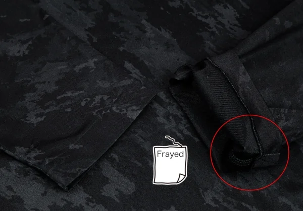 ブラックコムデギャルソンBLACK COMME des GARCONS カモフラプリントカットソー 黒グレーS K-104181_005