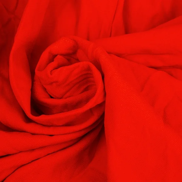 ローブドシャンブル コムデギャルソンrobe de chambre COMME des GARCONS ポリ縮絨裾ラウンドカットデザインセットアップスーツ 赤L・M K-104195_019