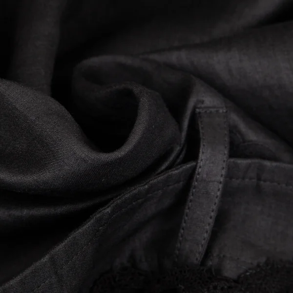 タオ コムデギャルソンtao COMME des GARCONS 裾レースデザインショートトレンチコート 黒S K-104200_018