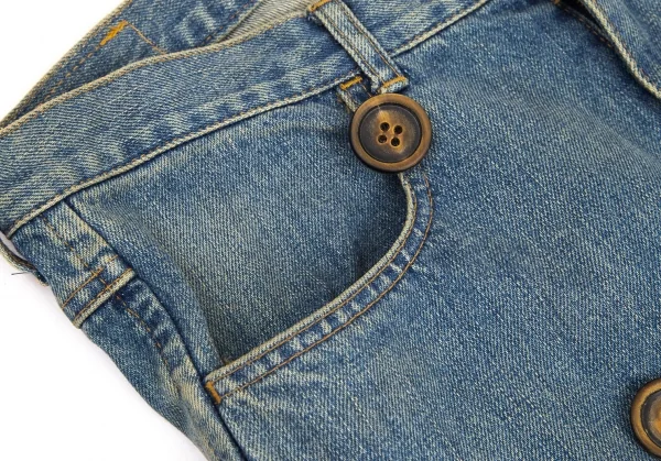 ジュンヤワタナベ コムデギャルソンJUNYA WATANABE COMME des GARCONS ダブルブレストコートデザインデニムパンツ インディゴS K-104201_007