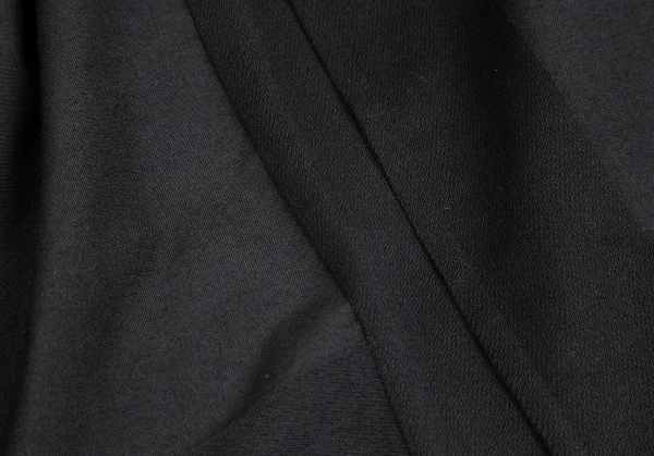 コムデギャルソンCOMME des GARCONS ウールカットオフデザインワイドスカート 黒M位 K-104207_013