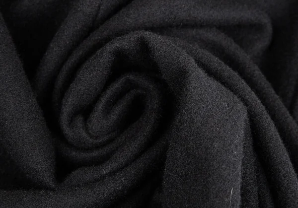 ヨウジヤマモト ファムYohji Yamamoto FEMME ウールカシミヤフライフロントラグランコート 黒2 K-104232_019