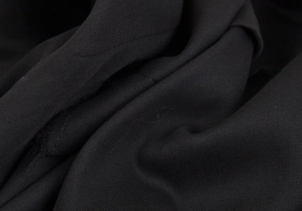 ヨウジヤマモト ファムYohji Yamamoto FEMME シアーコットン切替デザインノーカラーロングジャケット 黒2 K-104239_017