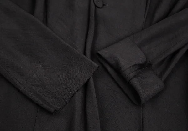 ヨウジヤマモト ファムYohji Yamamoto FEMME テンセルキュプラ1Bロングジャケット 黒2 K-104242_006