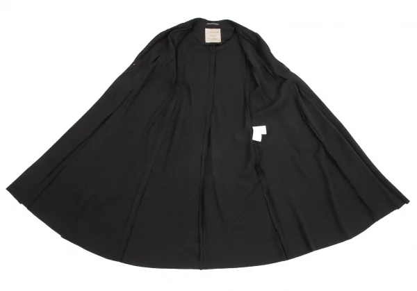 ヨウジヤマモト ファムYohji Yamamoto FEMME テンセルキュプラ1Bロングジャケット 黒2 K-104242_009