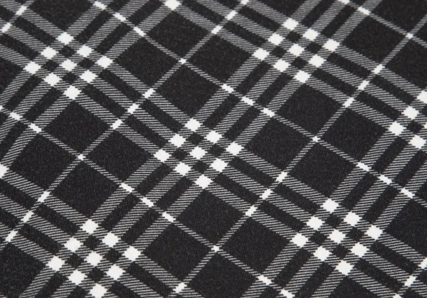 バーバリーBURBERRY LONDON バイアスチェック七分袖ストレッチカットソー 黒 黒白F K-104259_010