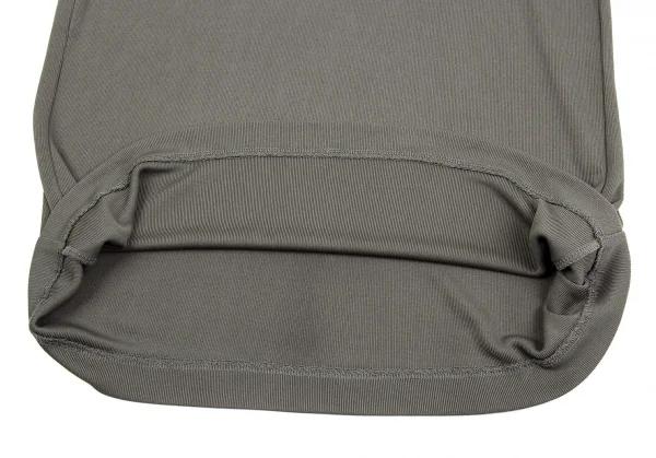 イッセイミヤケペルマネンテISSEY MIYAKEPERMANENTE ストレッチリブハイネックカットソー グレーM K-104264_010