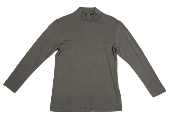 イッセイミヤケペルマネンテISSEY MIYAKEPERMANENTE ストレッチリブハイネックカットソー グレーM K-104264_002