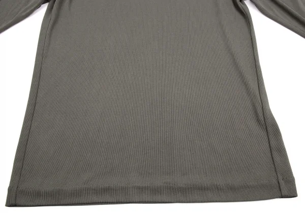 イッセイミヤケペルマネンテISSEY MIYAKEPERMANENTE ストレッチリブハイネックカットソー グレーM K-104264_009