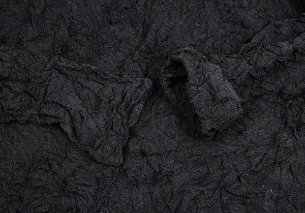 イッセイミヤケペルマネンテISSEY MIYAKEPERMANENTE シワプリーツハイネックカットソー 黒M K-104265_006