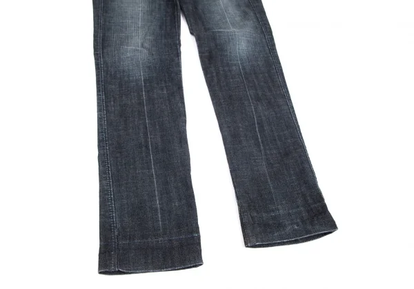 マリテフランソワジルボーMARITHE + FRANCOIS GIRBAUD ヒップロゴ刺繍スリムデニムパンツ インディゴM K-104274_011