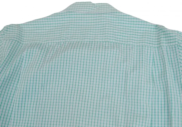 COMME des GARCONS HOMME Camouflage Switching Plaid Shirt K-104286_013