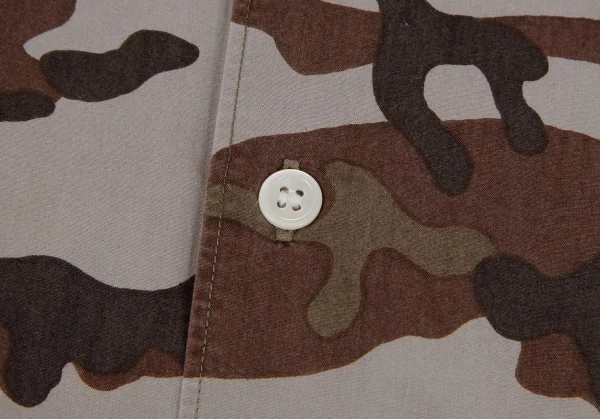 COMME des GARCONS HOMME Camouflage Switching Plaid Shirt K-104286_006