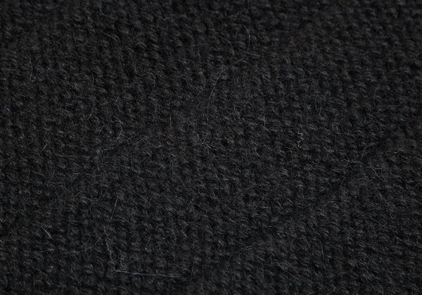 新品!リミフゥLIMI feu アルパカ混フリンジニットケープ 黒S K-104343_009