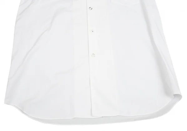 コムデギャルソンCOMME des GARCONSレースカラー切替シャツ 白M K-104360_013