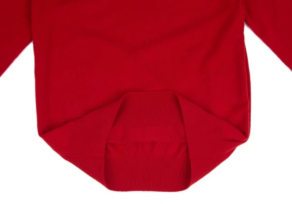 コムデギャルソンCOMME des GARCONS Vネックカシミヤセーター 赤S K-104373_008