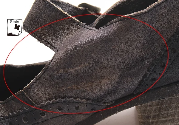 ジュンヤワタナベ コムデギャルソンJUNYA WATANABE COMME des GARCONS 染めストラップヒールシューズ チャコールL(24.5位) K-104391_011