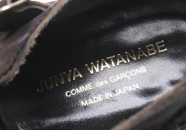 ジュンヤワタナベ コムデギャルソンJUNYA WATANABE COMME des GARCONS 染めストラップヒールシューズ チャコールL(24.5位) K-104391_015