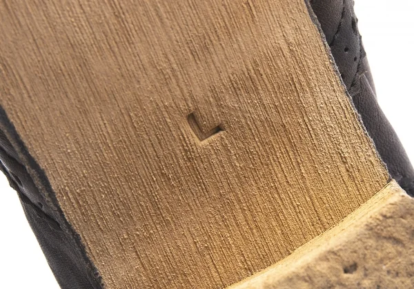 ジュンヤワタナベ コムデギャルソンJUNYA WATANABE COMME des GARCONS 染めストラップヒールシューズ チャコールL(24.5位) K-104391_007