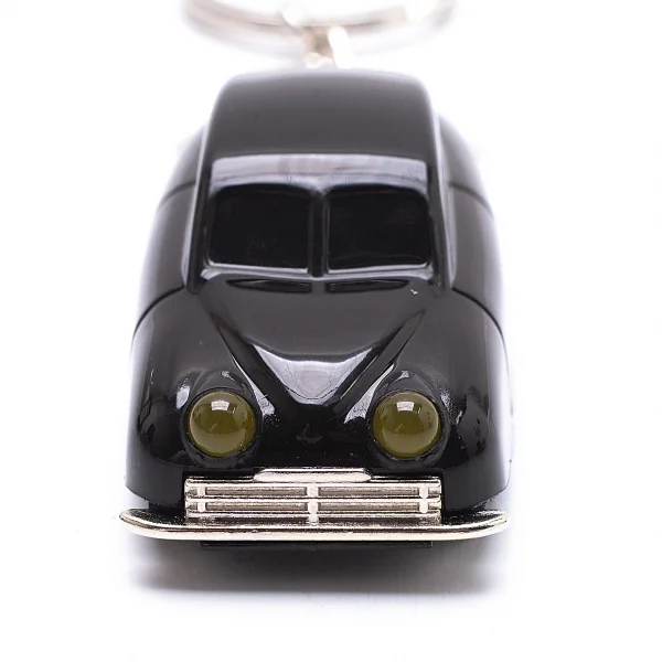 プレイサムPLAYSAM Saab 92001 ミニカーライトキーホルダー 黒 K-104394_003