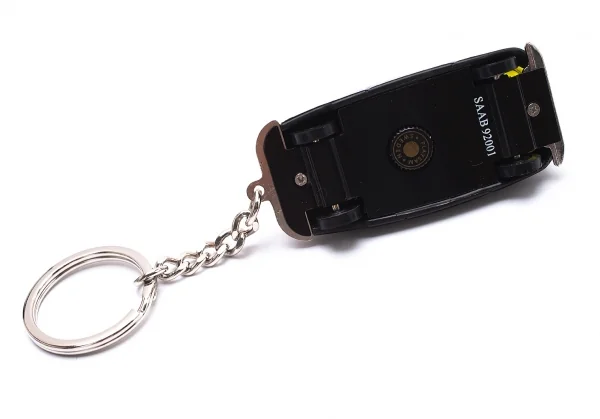 プレイサムPLAYSAM Saab 92001 ミニカーライトキーホルダー 黒 K-104394_005