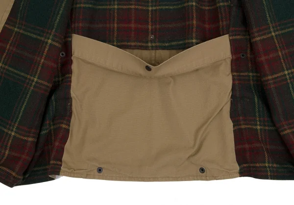 ポロカントリー ラルフローレンPOLO COUNTRY RALPH LAUREN 襟コーデュロイキャンバスハンティングジャケット ベージュM K-104398_013