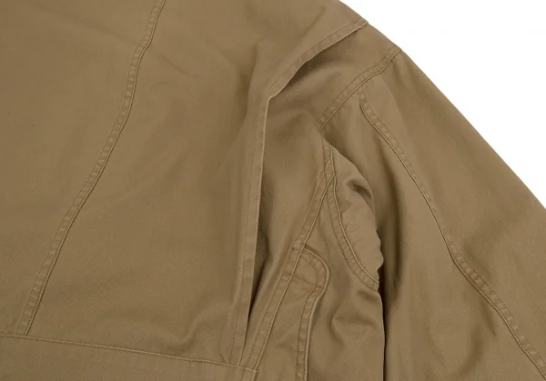 ポロカントリー ラルフローレンPOLO COUNTRY RALPH LAUREN 襟コーデュロイキャンバスハンティングジャケット ベージュM K-104398_015