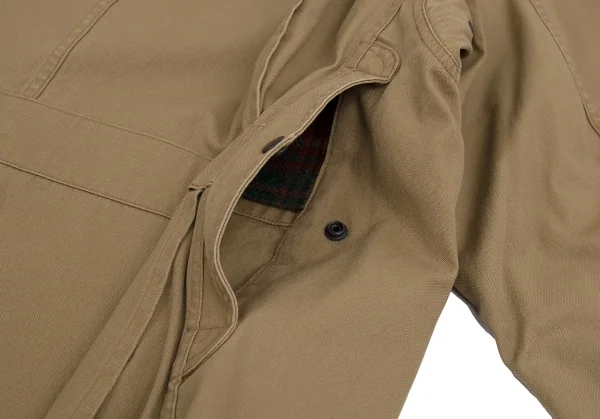 ポロカントリー ラルフローレンPOLO COUNTRY RALPH LAUREN 襟コーデュロイキャンバスハンティングジャケット ベージュM K-104398_016