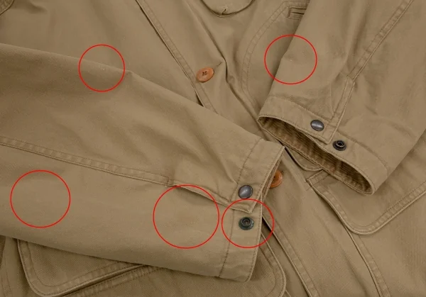 ポロカントリー ラルフローレンPOLO COUNTRY RALPH LAUREN 襟コーデュロイキャンバスハンティングジャケット ベージュM K-104398_003