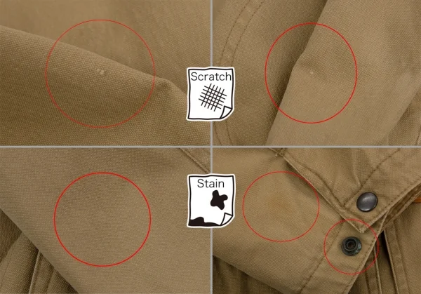 ポロカントリー ラルフローレンPOLO COUNTRY RALPH LAUREN 襟コーデュロイキャンバスハンティングジャケット ベージュM K-104398_004