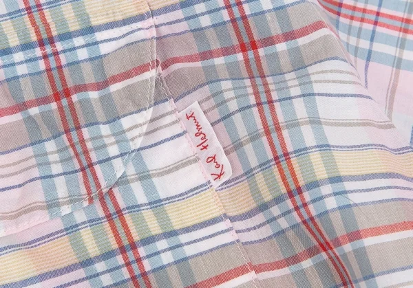 カールヘルムKarl Helmut フラップポケットオープンカラーチェックコットン半袖シャツ 白青他M位 K-104399_011