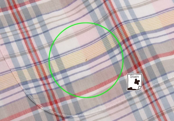 カールヘルムKarl Helmut フラップポケットオープンカラーチェックコットン半袖シャツ 白青他M位 K-104399_007