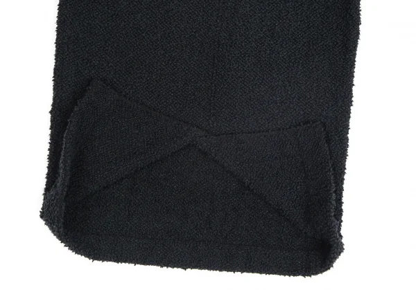 ソニアリキエルSONIA RYKIEL ウエストボーダーパイルスカート 濃紺S K-104407_008
