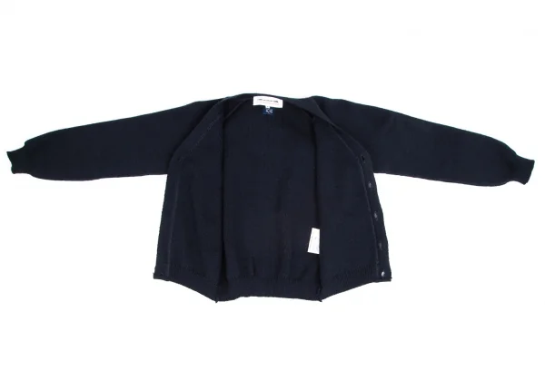 コムデギャルソン ガール×ロックエーベン オブ スコットランドCOMME des GARCONS GIRL×Lochaven Of cotland アクリルガールプリントカーディガン 紺S K-104410_010