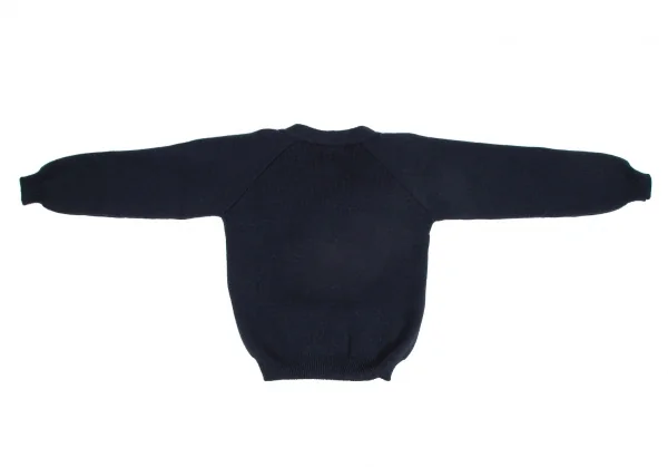 コムデギャルソン ガール×ロックエーベン オブ スコットランドCOMME des GARCONS GIRL×Lochaven Of cotland アクリルガールプリントカーディガン 紺S K-104410_011