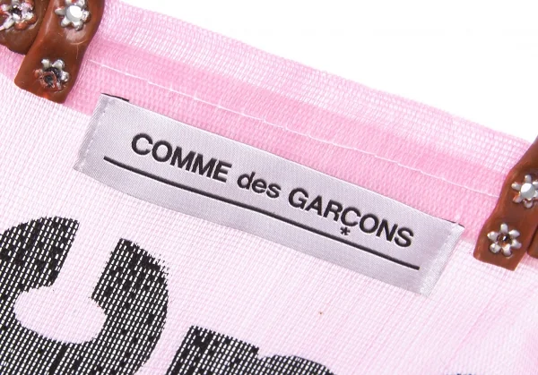 コムデギャルソンCOMME des GARCONS ロゴプリントメキシコトートバッグ ピンク他 K-104419_011