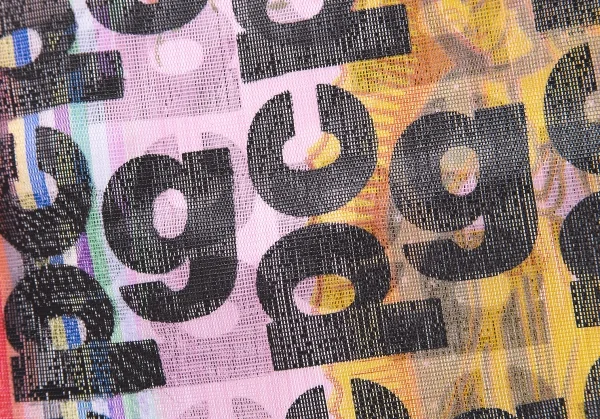 コムデギャルソンCOMME des GARCONS ロゴプリントメキシコトートバッグ ピンク他 K-104419_003