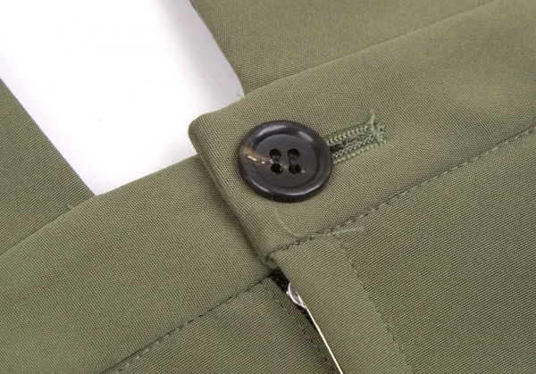 ロキトLOKITHO コード刺繍ストラップジャンパースカート オリーブ2 K-104421_013