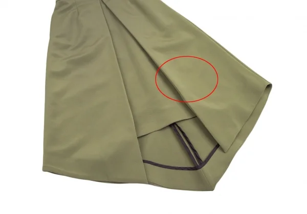 ロキトLOKITHO コード刺繍ストラップジャンパースカート オリーブ2 K-104421_006